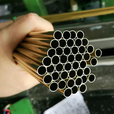 La aleación de níquel de cobre instala tubos CuNi10Fe1Mn tubo de cobre redondo recto inconsútil de 8 pulgadas