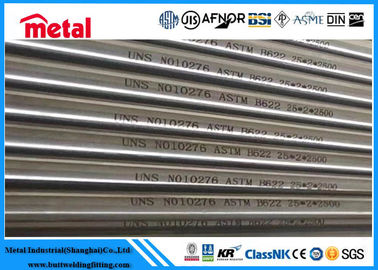 tubería de acero inconsútil UNS NO10276 ASTM B622 de la aleación de níquel de 25mm*2mm*2500m m