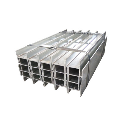 SS400 laminado en caliente galvanizó los haces de acero estructurales de H para la industria