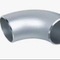 Tubo de aleación de titanio Gr9 de metal 10 pulgadas 20 mm Codo de acero ASTM B338 pulido en venta caliente BW Codo