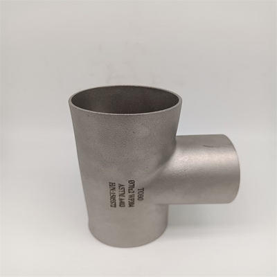 Las colocaciones inoxidables de la tubería de acero alean las colocaciones de la tubería de acero que BW junta con te ASMEB16.28 A403 Gr.316 2" camiseta igual del STD
