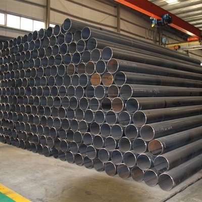 El precio redondo de acero del tubo de carbono cubrió la tubería de acero para la construcción