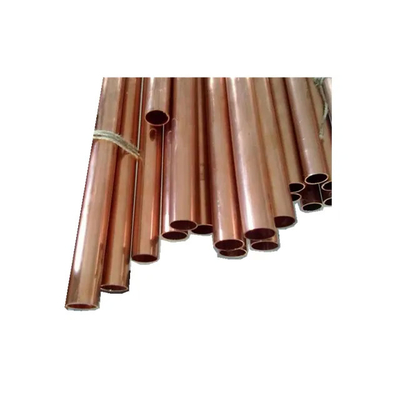 El tubo de cobre 70/30 del níquel 90/10 C70600 el 12m 0.2m m pulió el tubo de cobre redondo recto