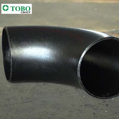 Colocaciones/de la tubería de acero de la aleación del tamaño A234 WP5 de TOBO Customed codo soldado con autógena 90 grados