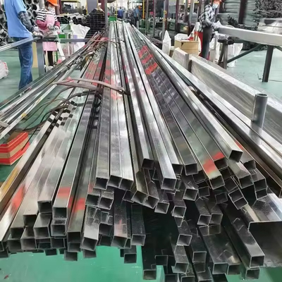 Precio de fábrica Cuadrado Rectangular Super Duplex tubo de acero inoxidable espejo pulido