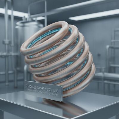 Tubo de Cobre y Níquel Personalizado con Superficie Pulida y Excelente Resistencia a la Corrosión para la Industria Química
