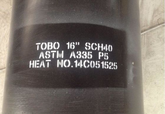 Tubo de acero retirado a frío recocido de la aleación ASTM A335 P5 P9
