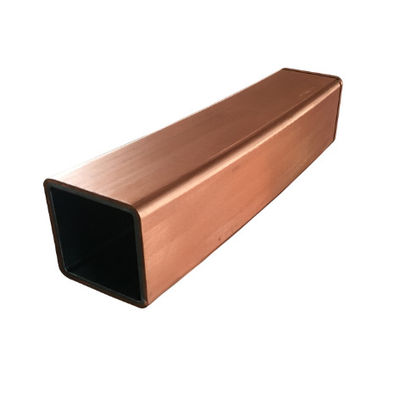 Tubo rectangular del níquel del cobre del T2 C11000 del refrigerador para la industria