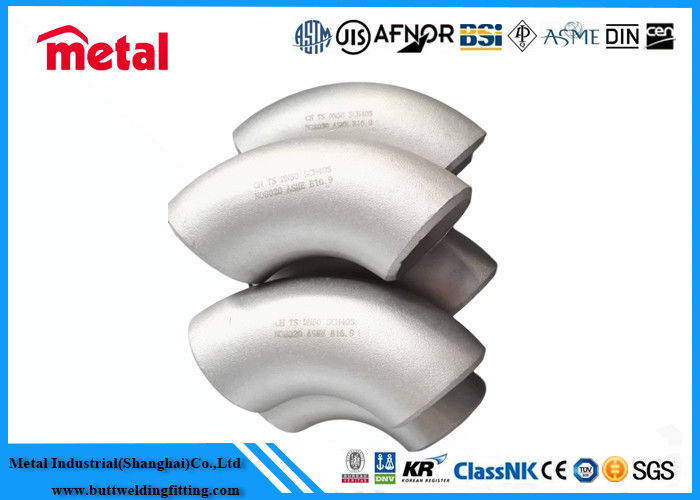 Long Radius Galvanized Steel Pipe Fittings Incoloy 800 UNS N08800 90° Seamless Elbow