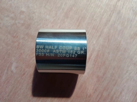 ASME B16.9 Acoplamiento de soldadura de enchufe Material personalizable, por ejemplo, acero al carbono Acero inoxidable NPS1/2"-60" Entrega rápida MOQ bajo