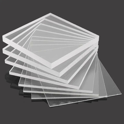 Protección UV Retardante de llama hoja de acrílico fundido transparente 3H Dureza superficial