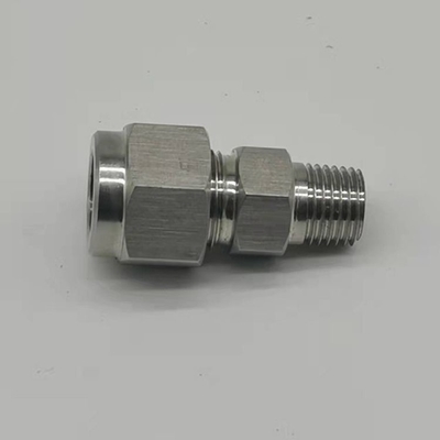 El conector hembra roscó los conectores confiables de acero inoxidables del tubo de la calidad de las colocaciones que cabían de Sus304