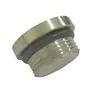 M22*1.5 de acero inoxidable que esconde el enchufe con hendidura de hexágono del sello del anillo o