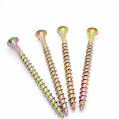 Los tornillos/enmaderan el tratamiento térmico de madera de alta calidad Pan Zinc Plated Chipboard Screw de los tornillos