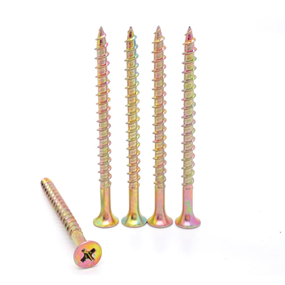 Los tornillos/enmaderan el tratamiento térmico de madera de alta calidad Pan Zinc Plated Chipboard Screw de los tornillos