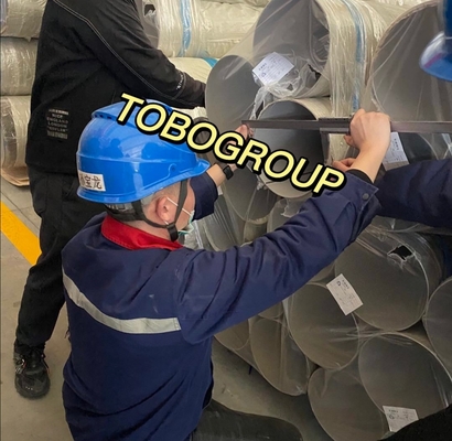 Tubería de acero inoxidable a dos caras 3" SCH80 UNS S31803 ASME B36.10