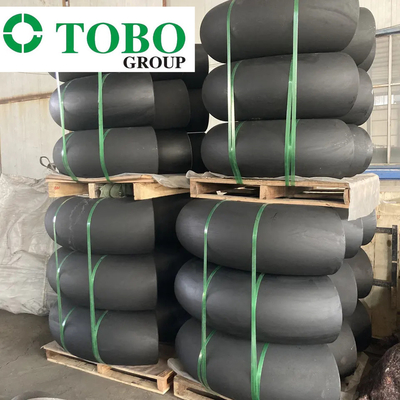 Las colocaciones BW de la tubería de acero del carbono codean A234 WPB 4" SCH40S 90D/180D ASME B16.9