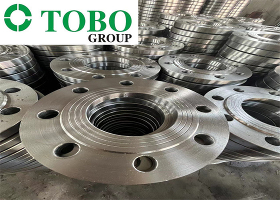 El resbalón de acero forjado del acero de aleación de ASME B16.5 en los rebordes de placa clasifica TAN 150 a 2500 libras