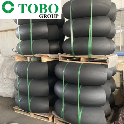 Codo inconsútil del acero de carbono del codo del grado LR de las colocaciones 90 de la tubería de acero de la aleación de A234 WP5/codo del acero de aleación/curva de tubo