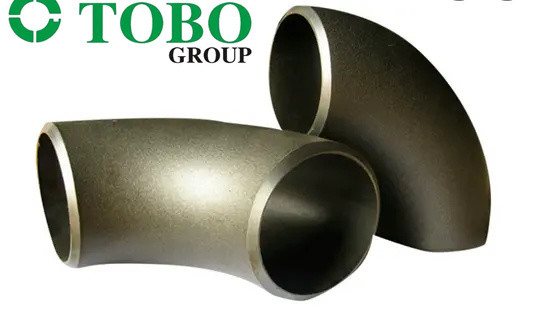 Curva de tubo inconsútil del codo de la aleación del acero de carbono del codo del grado LR de las colocaciones 90 de la tubería de acero de la aleación de A234 WP5