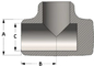 Conector roscado de acero inoxidable de salida lateral transversal de tuberías industriales de tee