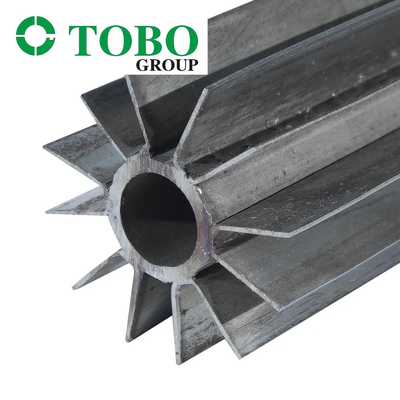 Tubo de superficie extendida con aletas U redondo 11.01 SCH40 Tubo con aletas de aleación de acero inoxidable de acero al carbono