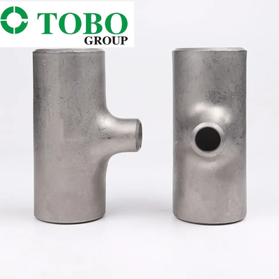 Las colocaciones de la tubería de acero del carbono juntan con te smls. Rojo. 60,3x5,6/26,9x4,0 P255QL o P275NL2 o P355NL2 TC2 ASME B16.9
