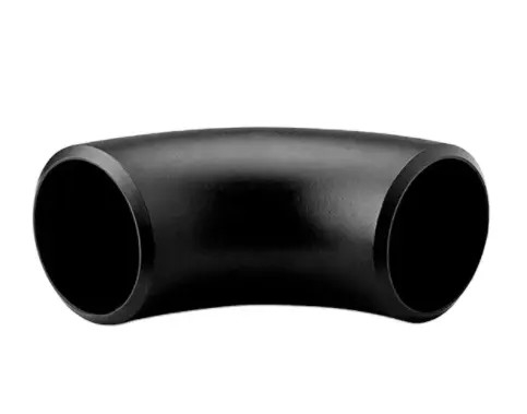 Codo inconsútil del negro del grado LR DN120 Sch160 de las colocaciones de la tubería de acero de la aleación de ASTM A234 WP5 90