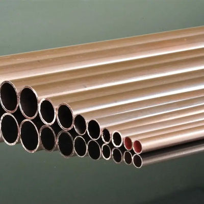 Tubería de Cobre Níquel CuNi 90 10 y CuNi 70 30 aleación de tuberías sin soldadura y soldadas para sistemas de refrigeración, lucha contra incendios y transporte de agua de mar