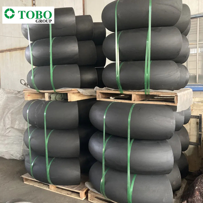 Codo inconsútil del acero de carbono del codo del grado LR de las colocaciones 90 de la tubería de acero de la aleación de A234 WP5/codo del acero de aleación/curva de tubo