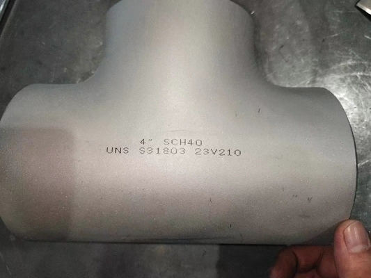 Camiseta igual a dos caras estupenda BW ASME B16.9 SMLS 4&quot; de las instalaciones de tuberías colocaciones de SCH40S