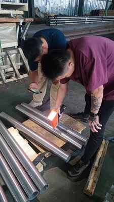 Tubo de aleación de titanio de diámetro personalizado estándar DIN 17850 de aleación de titanio de precisión para equipos médicos