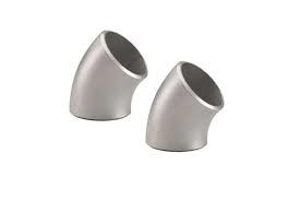 Metal de aleación de níquel Inconel 600 45 grados Butt soldado Codo ASME B16.9 1 a 24 pulgadas de plata