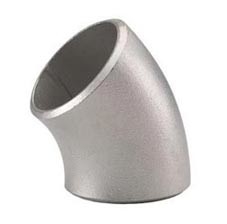 Metal de aleación de níquel Inconel 600 45 grados Butt soldado Codo ASME B16.9 1 a 24 pulgadas de plata