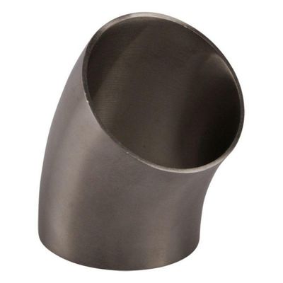 Codo A234 WPB de acero al carbono sin costura de 90° y 45° SCH80s Accesorio de tubería ANSI B16.9