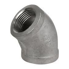 Codo Roscado Macho de Radio Corto 90°/45° Accesorio de Tubería ASME B16.9 Fabricado
