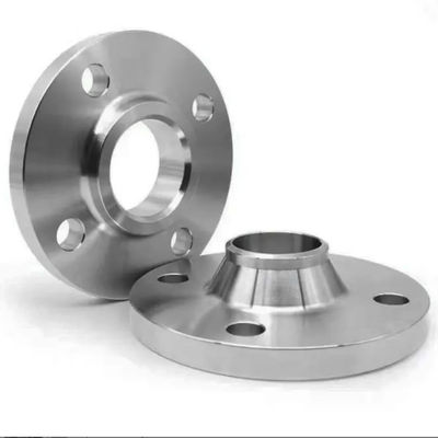 Brida de acero aleado certificada por API con diseño redondo y conexión de soldadura, diseñada para tuberías industriales duraderas y recipientes a presión