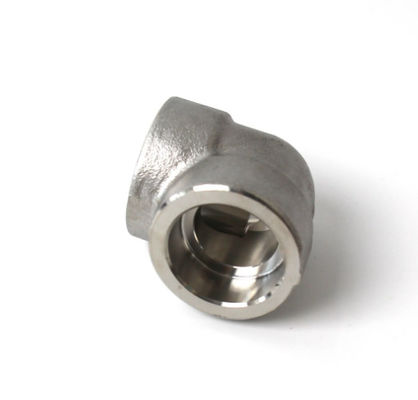 Fittings de tuberías de acero de aleación 90° Socket Soldado Codo A182F12 3" SCH60 LR Para conexión