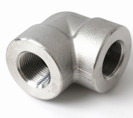 Fittings de tuberías de acero de aleación 90° Socket Soldado Codo A182F12 3" SCH60 LR Para conexión