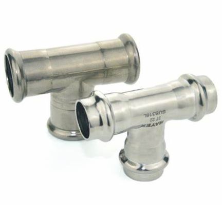 Adaptador en T de 3 vías para unión de rama de acero al carbono galvanizado JIC para sistema de tuberías hidráulicas