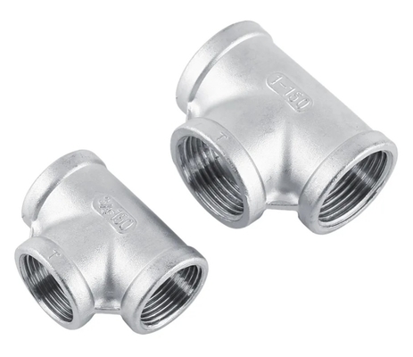 ASME/ANSI Acero al carbono Acero inoxidable nivel de alta presión Soto de soldadura Tee de grado industrial Tamaños personalizables Accesorios de tuberías