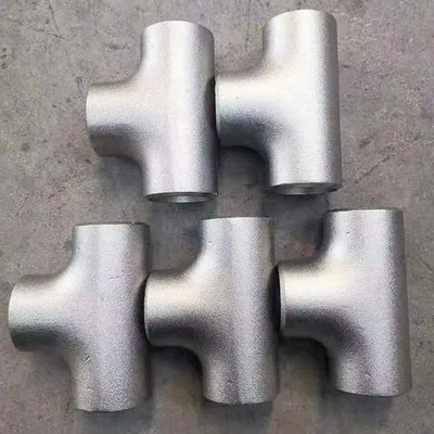 ASME/ANSI Acero al carbono Acero inoxidable Alto nivel de presión Saldado de trasero Tee Accesorios de tuberías de enchufe de grado industrial