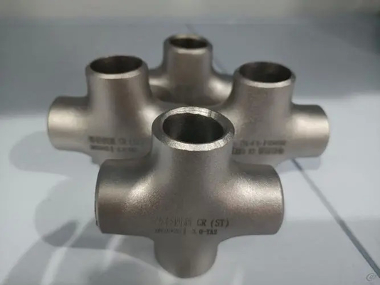 ASME B16.9 Sistema de tuberías de aceite de agua de soldadura transversal de trasero Material personalizable NPS 1/2"-48" Sch5s-Sch180