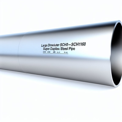 Tubo de acero inoxidable de gran diámetro sch10-sch160 superduplex para una alta resistencia a la corrosión en entornos agresivos