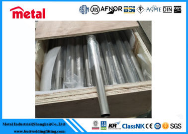 Titanio pulido Gr7 sin costura / tubo de soldadura superficie lisa para aplicaciones de precisión