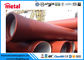 Tubo revestido de GR.B PSL1 FBE, tubo de acero revestido de epoxy de ERW para el transporte del aceite