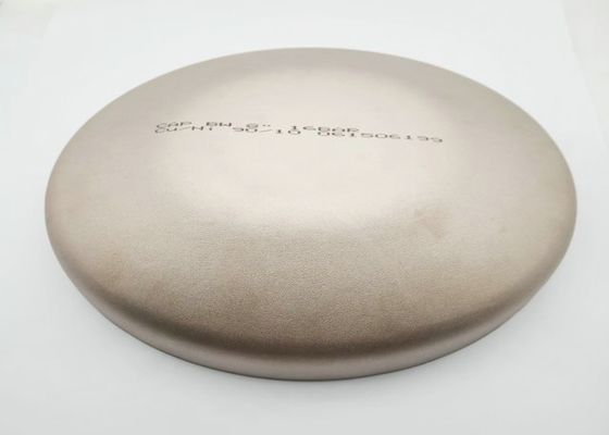 Accesorios de tubería de acero de aleación de cobre y níquel, tapa forjada, tamaño 8", presión de 16 bar