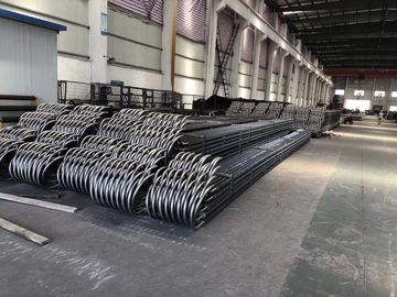 SCH40 redondo tubo galvanizado U-fin desnudo engrasado 1 mm - 5 mm