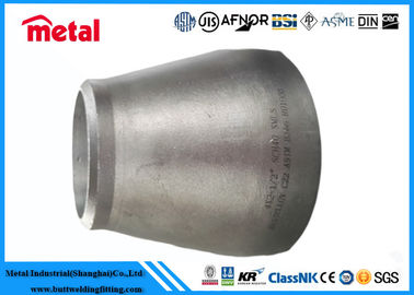 Reductor excéntrico de acero inoxidable del duplex estupendo apropiado UNS S32750 de la soldadura a tope 1 x 3/4 ASME B16.9