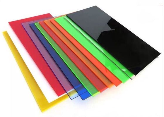 Lámina de acrílico fundido resistente a los rayos UV de alta claridad GB/T 7134 Grosor personalizado para vitrinas